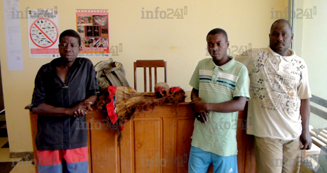 Trois profanateurs de tombe appréhendés à Koulamoutou