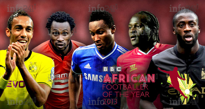 Aubameyang en lice pour le BBC African Footballer of the Year 2013 !
