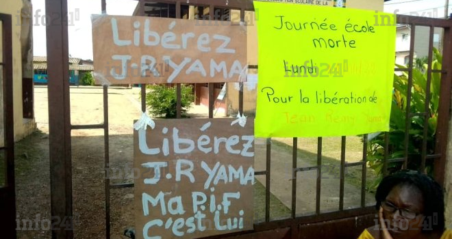 « Ecole morte » pour la libération de Jean Remy Yama : le mot d’ordre partiellement suivi