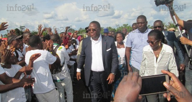 Issoze Ngondet prêche le dialogue d’Ali Bongo sur ses terres à Makokou