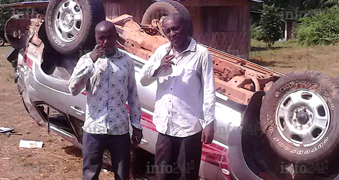 Deux leaders syndicaux gabonais frôlent la mort lors d’un accident près de Fougamou