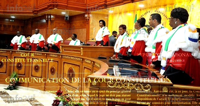 La Cour constitutionnelle du Gabon : trahison de la Constitution et feu des révoltes futures