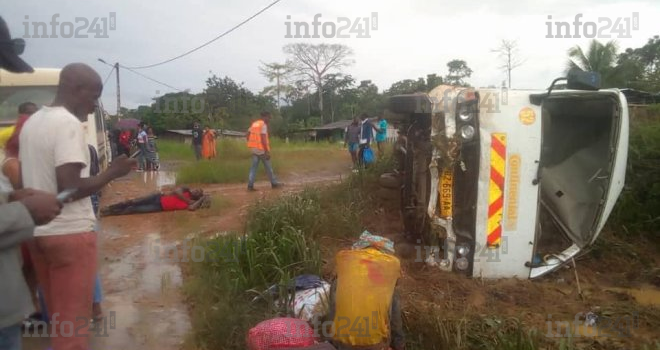 Kango : Un bus transportant des enseignants stagiaires, victime d’un accident