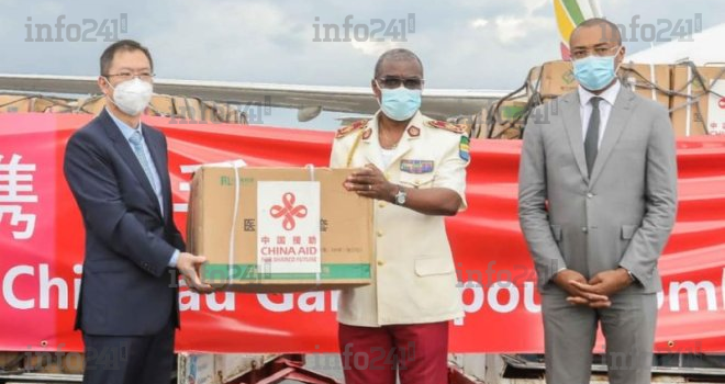 Coronavirus : le Gabon reçoit un important don de matériel médical de la Chine