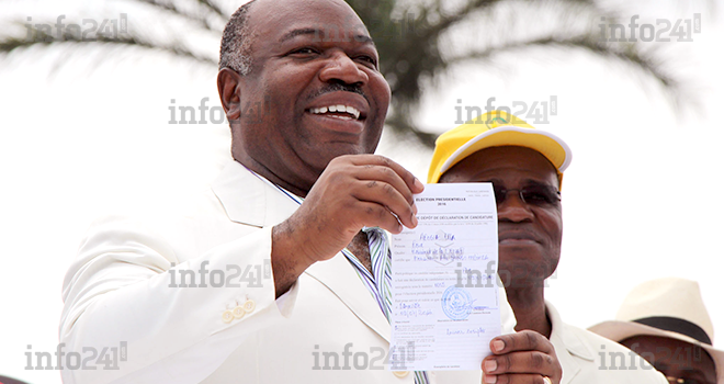 Ali Bongo dépose officiellement sa candidature sous fond de tensions avec l’opposition