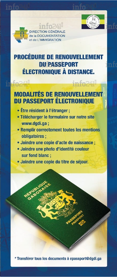 Le Gabon promet le renouvellement en ligne des passeports de ses