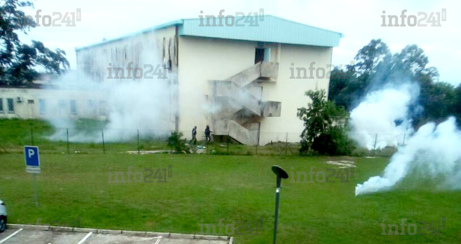 Pluies de bombes lacrymogènes sur le campus d’une université gabonaise