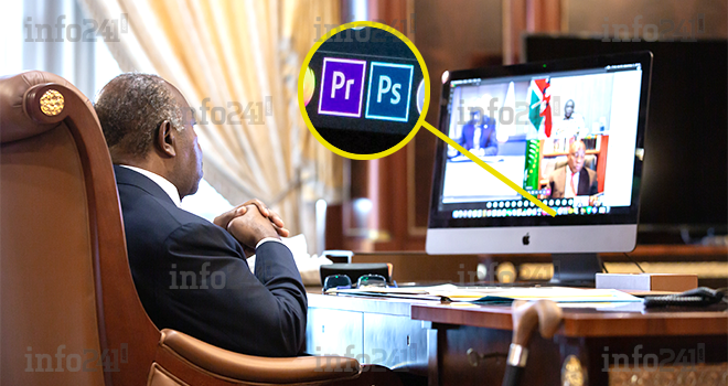 Oui ! Ali Bongo utilise bien au quotidien les logiciels Photoshop et Adobe Premiere Pro !