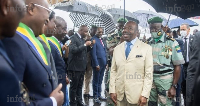 Ali Bongo accueilli par une forte pluie à Port-Gentil pour sa tournée dans l’Ogooué-Maritime