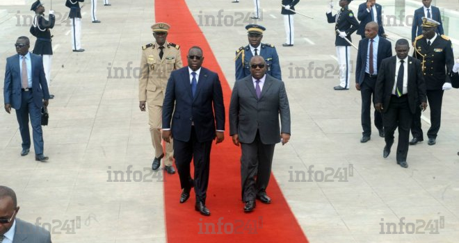 Le président sénégalais Macky Sall entame une visite officielle au Gabon