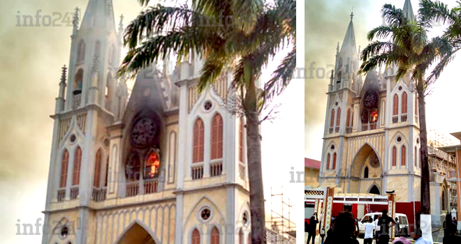La cathédrale Sainte-Élisabeth de Malabo victime d’un incendie