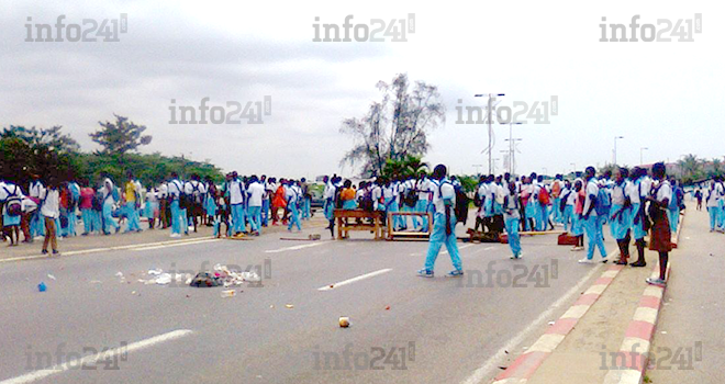 Des élèves gabonais dans la rue pour réclamer de meilleures conditions d’études