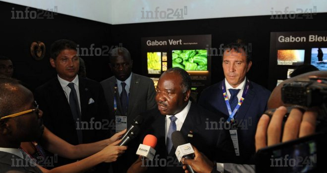 Ali Bongo à l’Exposition universelle de Milan 2015