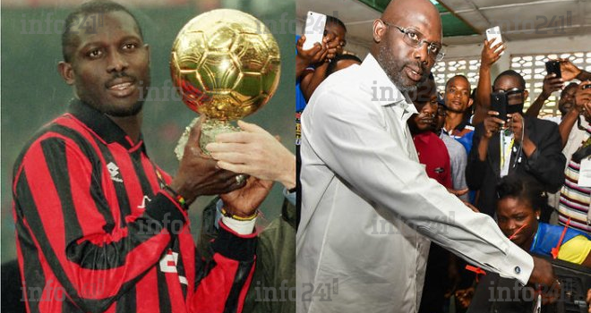 Le Ballon d’or mondial George Weah remporte l’élection présidentielle au Libéria