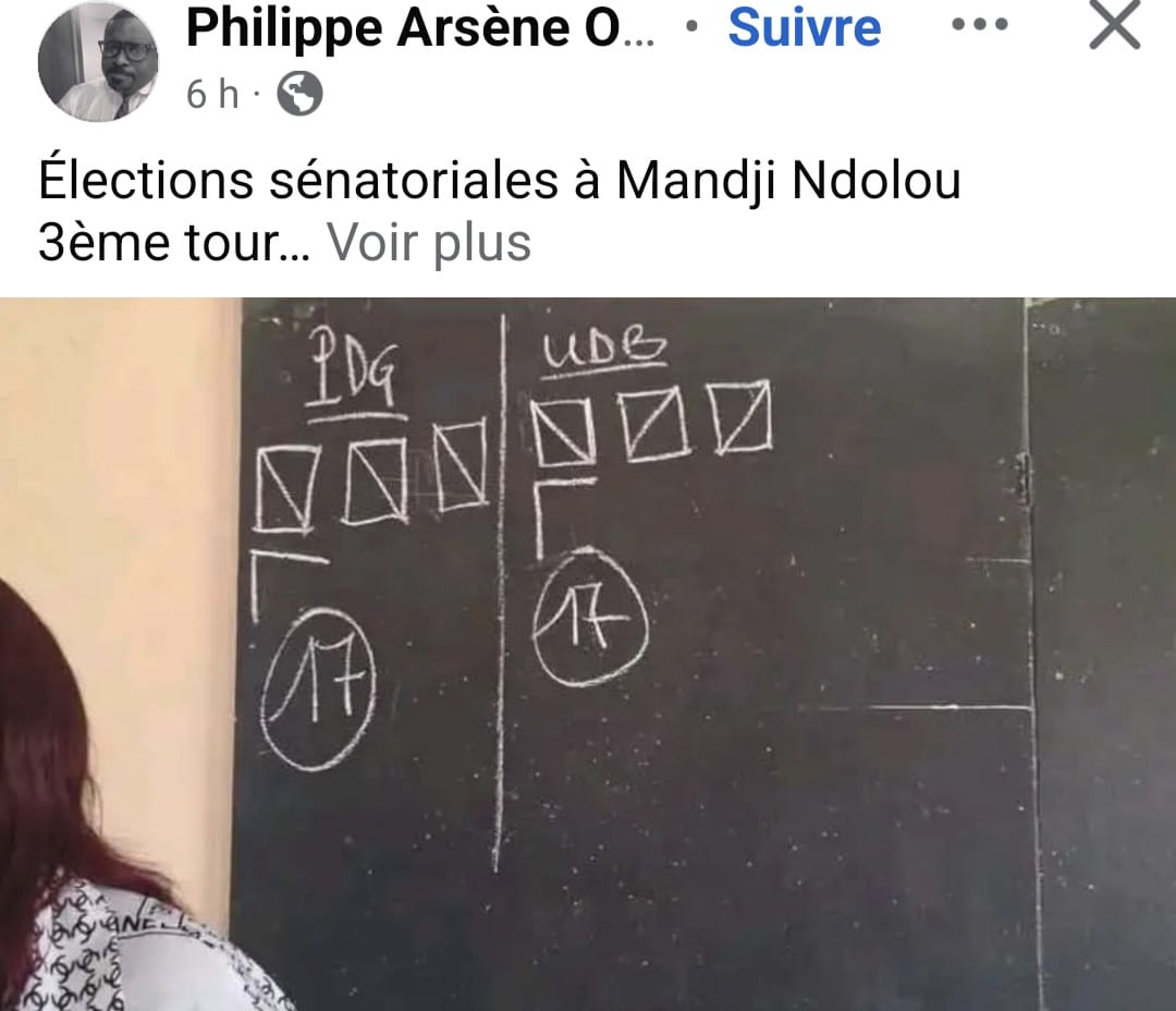 Sénatoriale à Mandji : l'impasse électorale entre les candidats PDG et UDB perdure malgré le 3e tour !