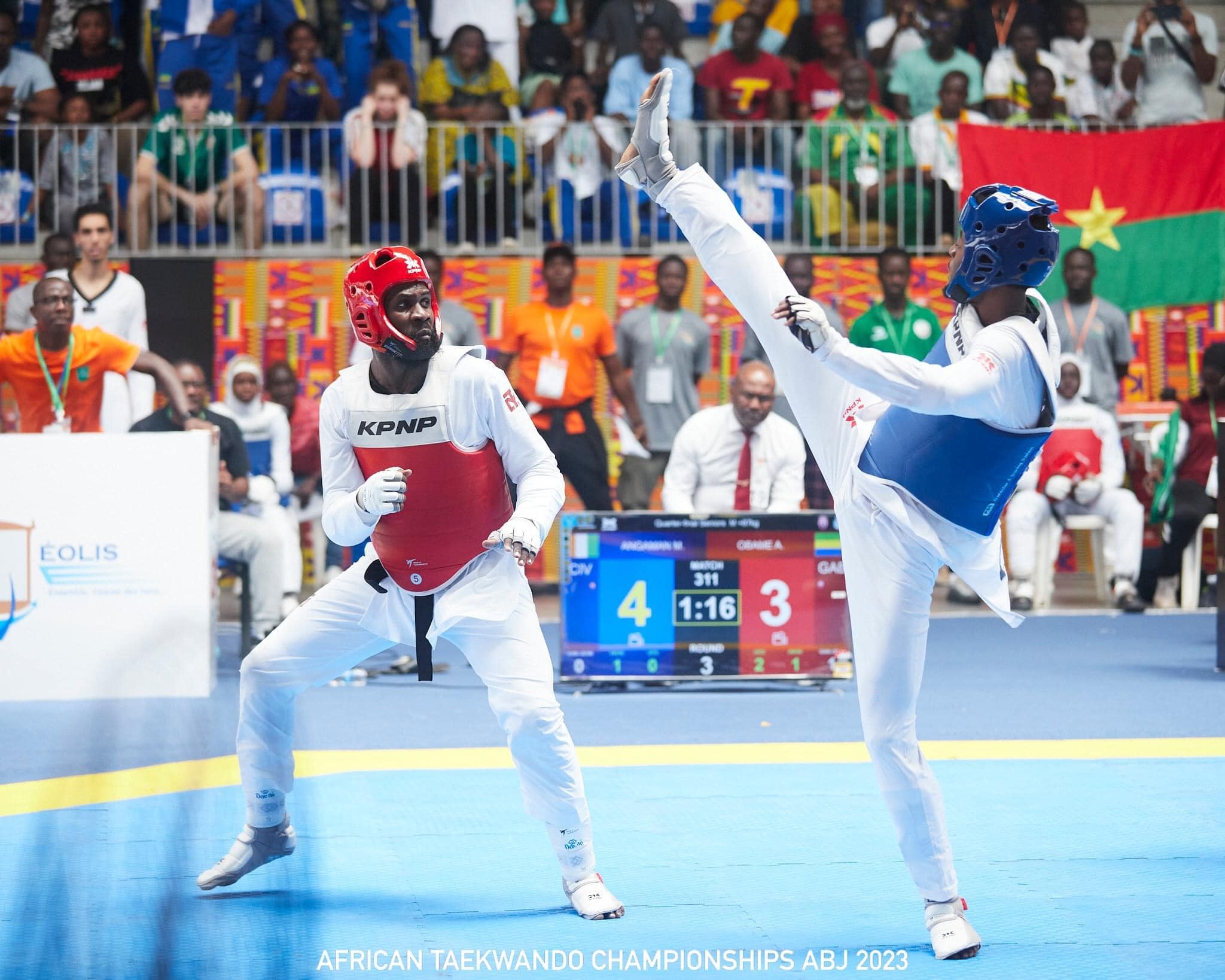 Championnats d'Afrique de taekwondo 2023 : le Gabon a bien failli rentrer sans médaille !