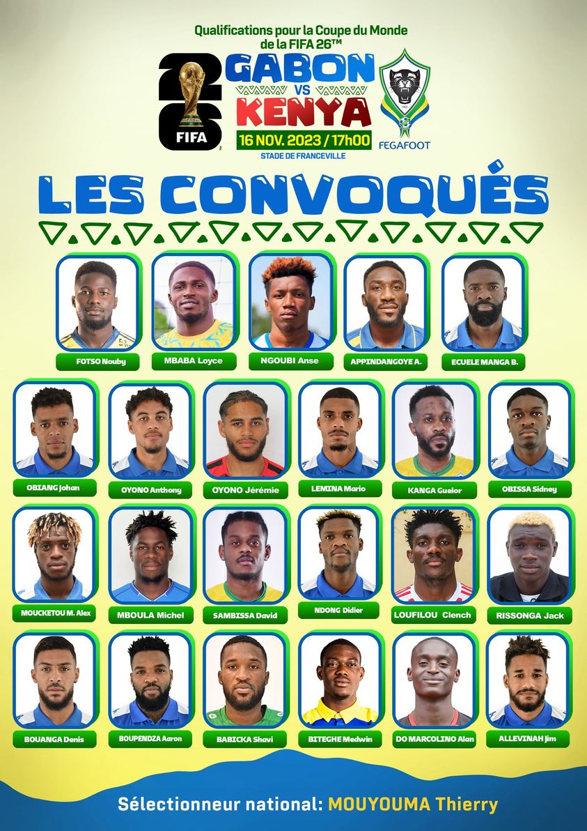 Gabon vs Kenya : Aubameyang écarté de la liste des convoqués de Thierry Mouyouma