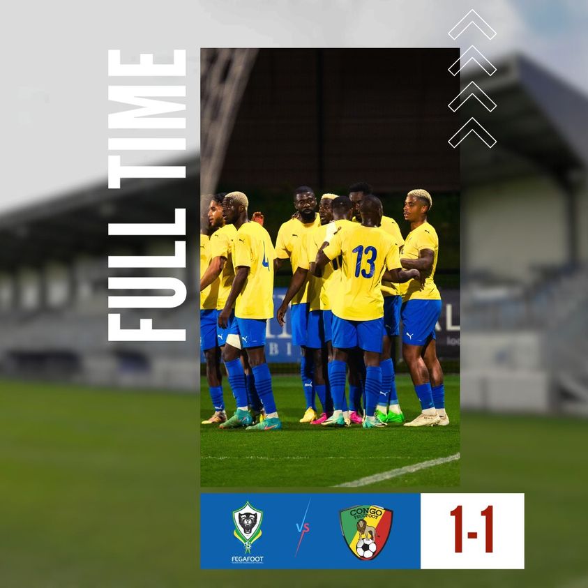 Le Gabon en méforme, concède le nul face au Congo en amical en France