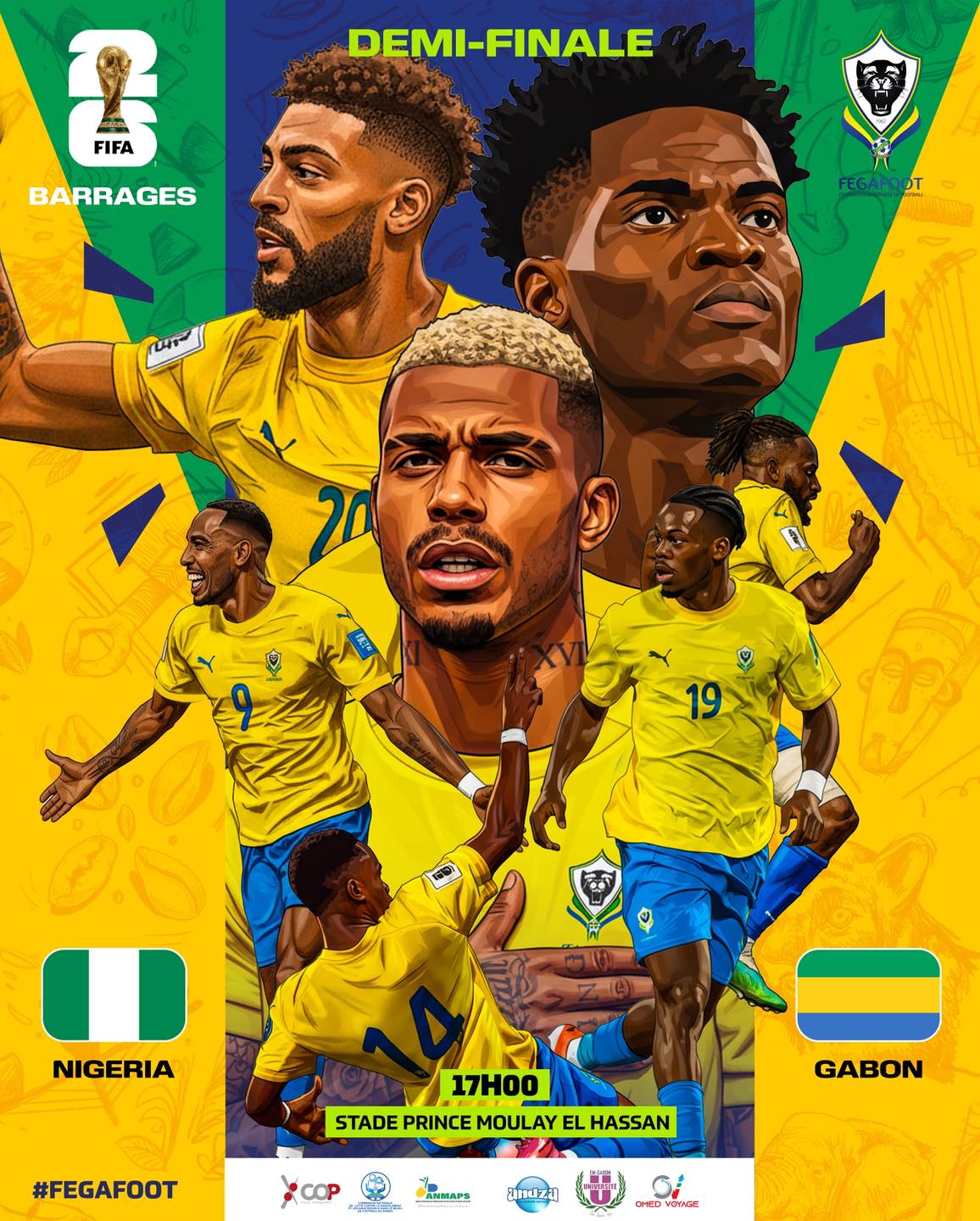 Mondial 2026 : le Gabon défie ce jeudi le géant nigérian pour vivre la finale des barrages africains