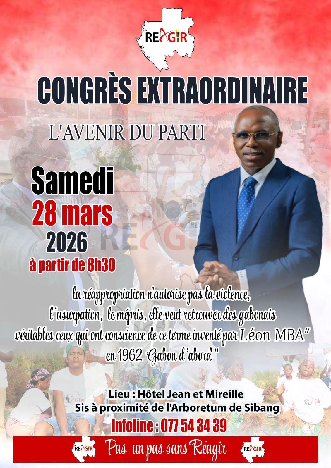 Gabon : L'aile Ndong Obiang de REAGIR acte sa fusion-absorption par l'ogre présidentiel UDB