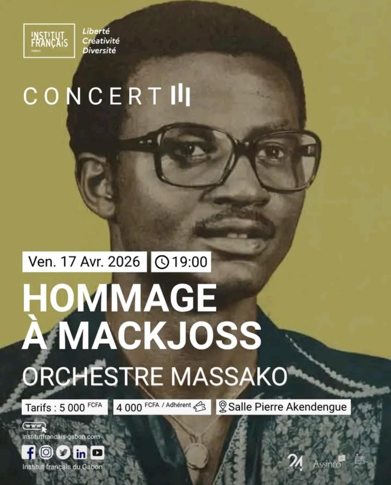 Hommage : l'orchestre Massako ressuscite le mythe Mackjoss lors d'un concert magistral à l'IFG