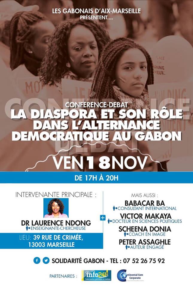 Le collectif des Gabonais d'Aix-Marseille dénonce «le coup d'Etat militaro-électoral d'Ali Bongo Ondimba» 