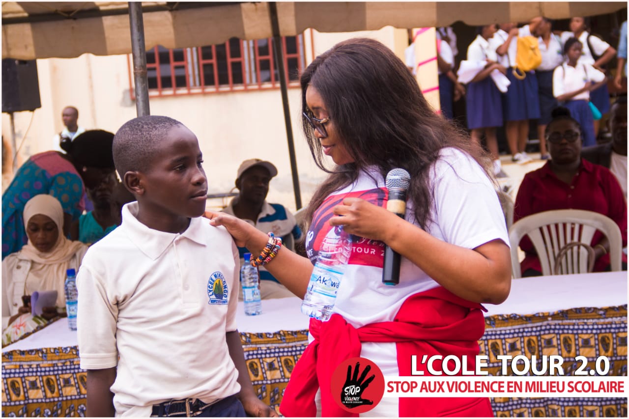 Violences en milieu scolaire au Gabon : Macy Ilema sensibilise les élèves de Mikolongo