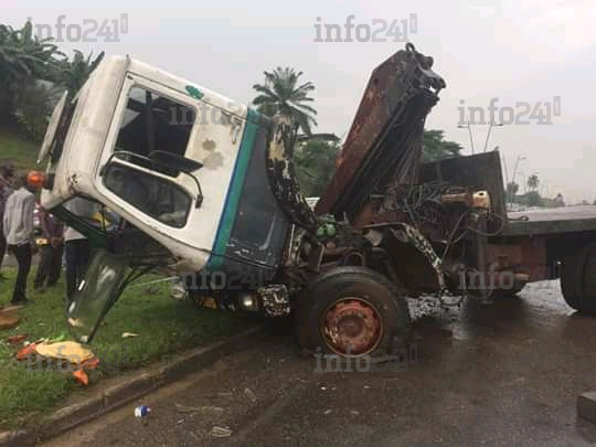 Accident au niveau de l’échangeur d’Awendjé : des vies humaines sauvées in extremis