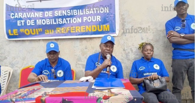 Désormais pro-CTRI, Féfé Onanga crache sur le PDG et prêche déjà le &laquo;&nbsp;oui&nbsp;&raquo; au referendum