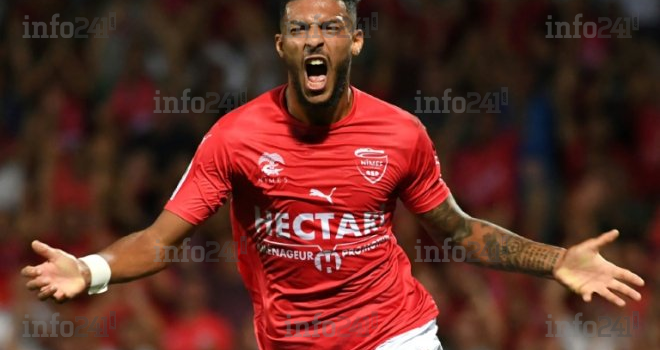 Ligue 1 : Denis Bouanga buteur avec Nîmes Olympique face à l’Olympique de Marseille
