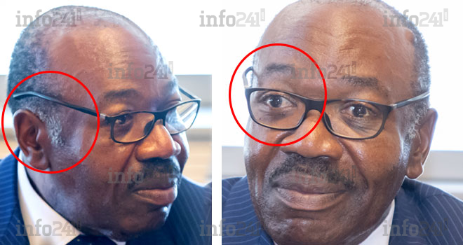 Ali Bongo aurait-il inventé une nouvelle mode de port de lunettes propre à lui ?