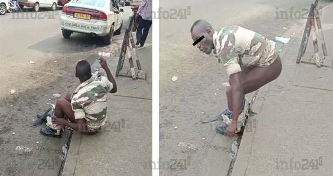 Ivre et à moitié nu en pleine rue, un militaire de la Garde républicaine radié de l’armée gabonaise