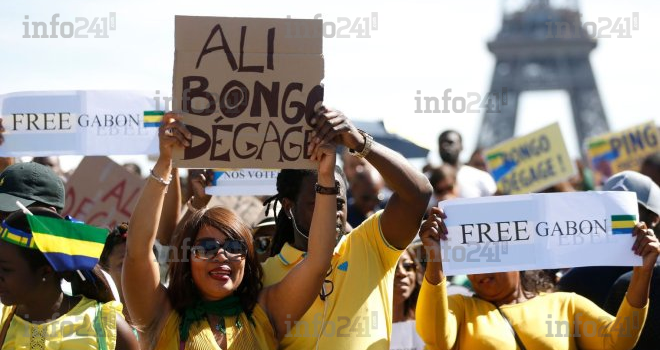 Les Gabonais manifestent à travers le monde pour le départ d’Ali Bongo