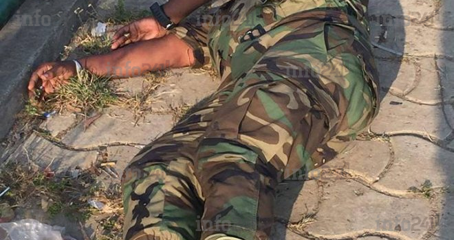 Un militaire gabonais retrouvé ivre-mort sur la voie publique !