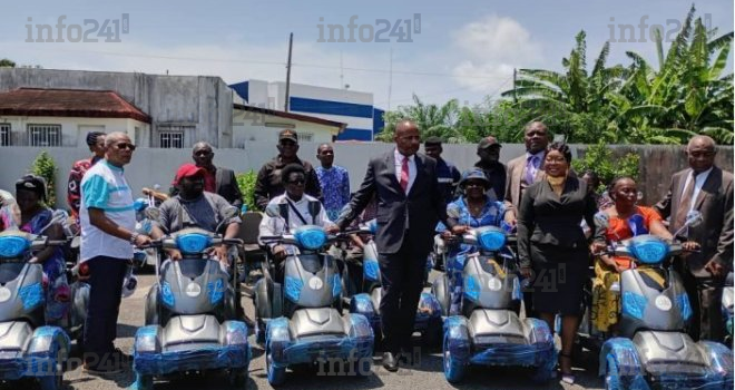 Promotion de l’inclusion&nbsp;: des scooters offerts aux personnes handicapées à Port-Gentil