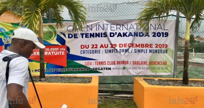 Open de tennis d’Akanda : les finales se disputeront ce dimanche