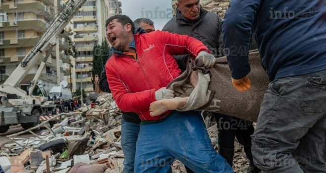 Türkiye : le bilan du séisme passe à 6 234 morts et 37 011 blessés, 7 jours de deuil national