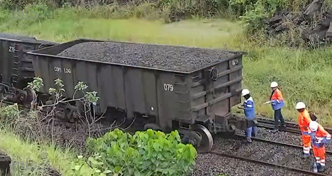 Un nouveau déraillement d’un train minéralier provoque l’arrêt du trafic ferroviaire au Gabon