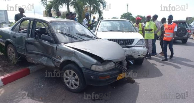 Deux blessés graves dans une collision de véhicules à Owendo