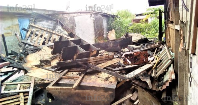 Port-Gentil : Un incendie d’une rare violence réduit en cendres une habitation à Matanda