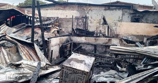 Port-Gentil&nbsp;: Plusieurs familles à la belle étoile après le violent incendie de leurs habitations