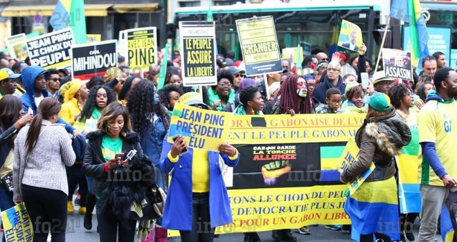 La diaspora gabonaise de Lyon pour un « Gabon libre » structure sa résistance