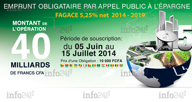 Investissement : la FAGACE lance un emprunt obligataire de 40 milliards de FCFA 