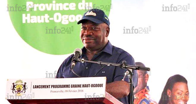 Ali Bongo salue le succès du programme GRAINE dans le Haut-Ogooué