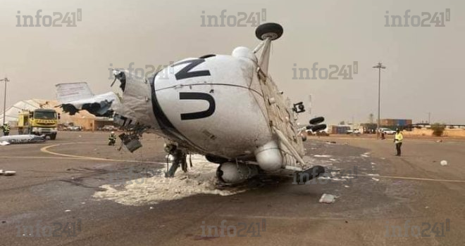 Mali : un hélicoptère de la Minusma renversé par le vent dans le nord du pays