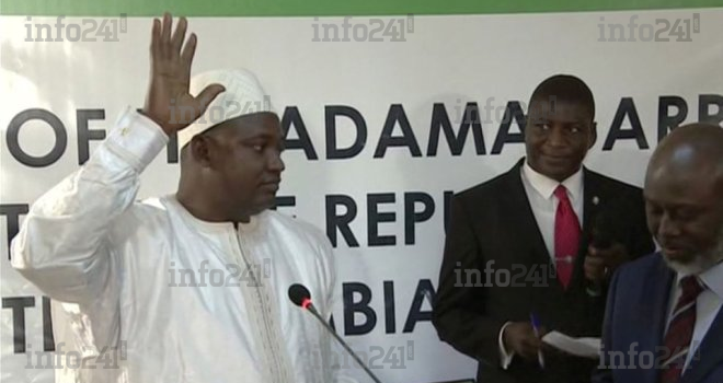 Gambie : Adama Barrow président élu, a prêté serment à Dakar