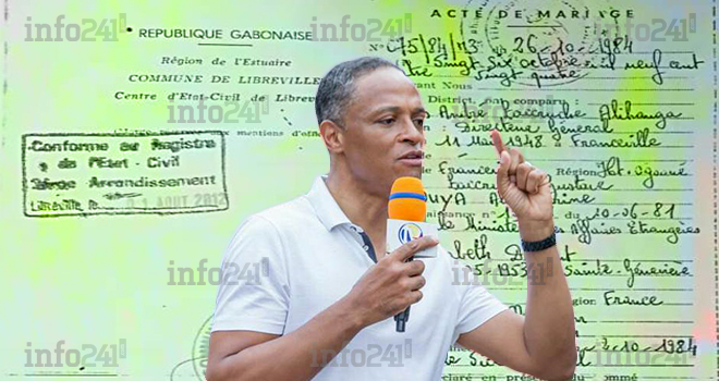 Franck Nguema « scandalisé » par les fuites sur l’acte de mariage des Laccruche Alihanga