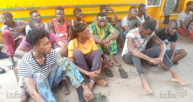 Insécurité : 38 jeunes bandits présumés interpellés à Port-Gentil au cours d’une rafle