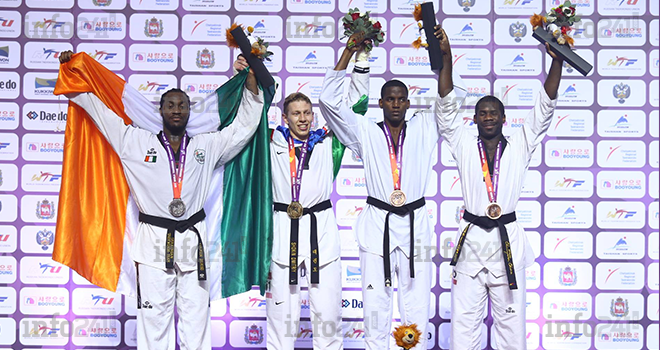 Mondiaux de taekwondo : Anthony Obame perd son titre de champion du monde