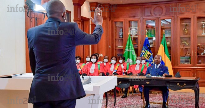 Les 14 nouveaux ministres du gouvernement gabonais ont encore prêté serment à huis clos !